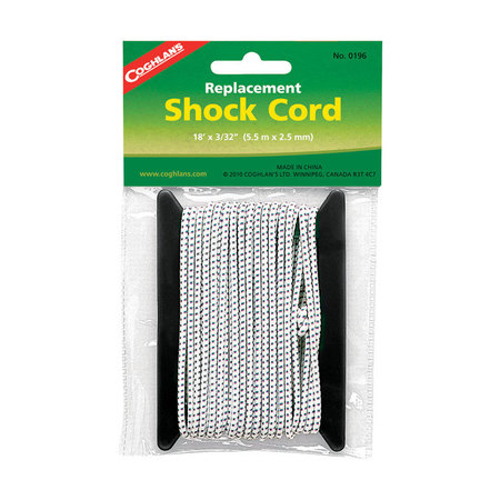 COGHLANS SHOCK CORD REPL18'X3/32"" 0196